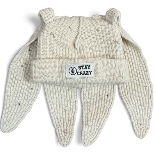 Double bunny ear beanie